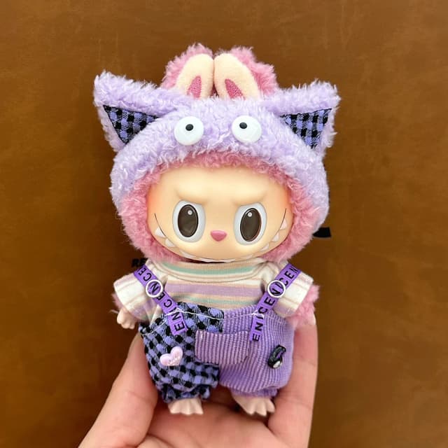 Plush Doll Multiple Styles Clothing Set For Labubu Outfit Accessories Trendy Clothing Girl Gift