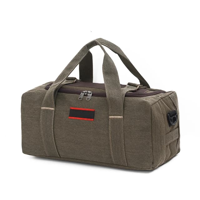 Large Capaci Canvas Travel Bag Handheld Lage Bag for Men And Women Wear Resistant Long Distance Travel Bag Cheed Bag