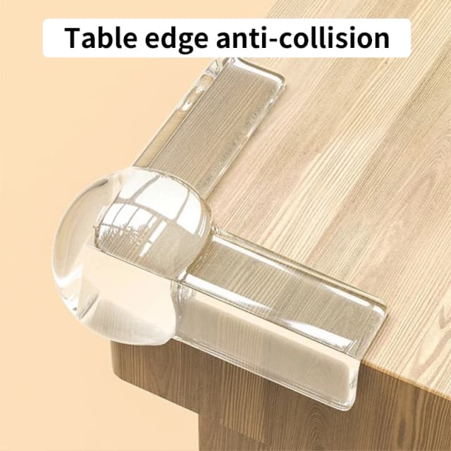 Transparent Anti-collision Corner Guards for Table Corner Edges Soft Cushioned for Right-Angled Windows Child-Safe Thickened