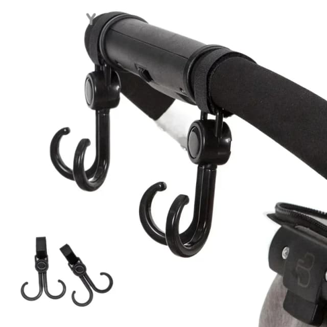Hooks for Stroller Car Shopping Cart Hooks Baby Stroller Accessories Rotate 360 Degree Hook Pram Organizer Bag Hanger