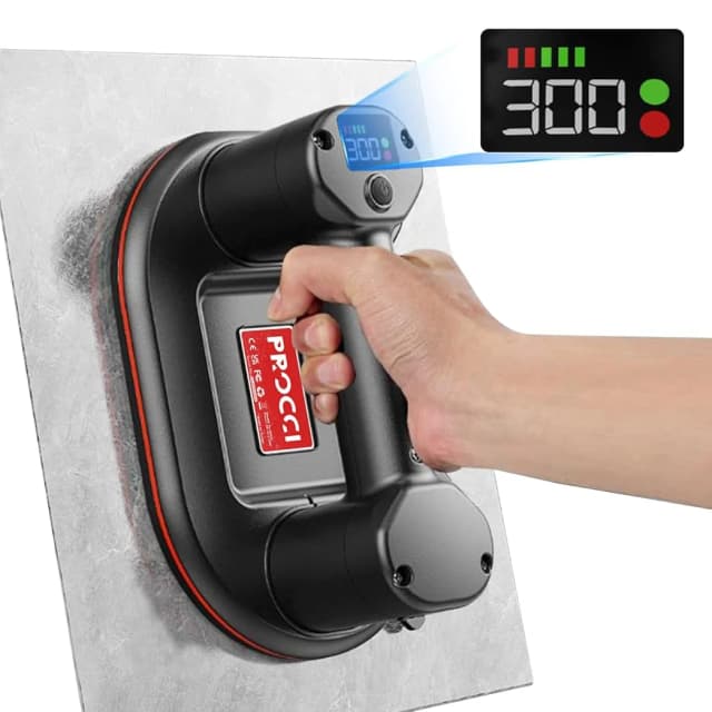 Display intelligente Grande ventosa elettrica a vuoto Carico da 300 kg Sollevatore per piastrelle in vetro resistente 4000 mAh Ventose a vuoto Strumento di sollevamento