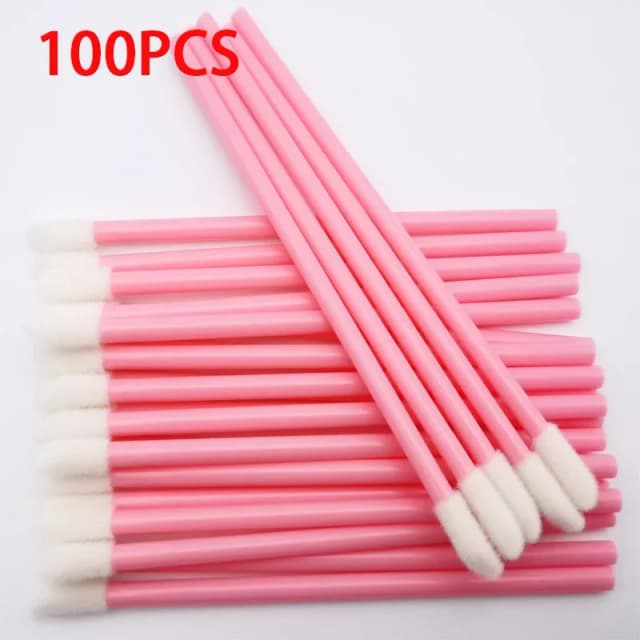 100Pcs Lip Brush Eyelash Extension Brush Makeup Brushes For Lash Extension Mascara Applicator Lipstick Wands Cosmetic Tools