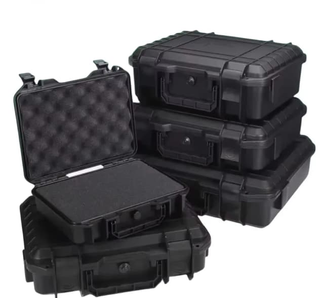 1PC Hard Carry Case Bag Hardware Toolbox with Pre-Cut Sponge Storage PreCut Sponge Storage Box Safety Protector Tool Organizer